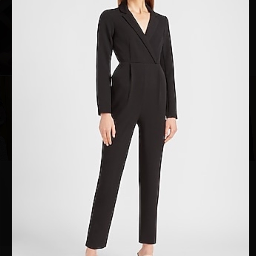 NWT Express Long Sleeve Blazer Jumpsuit